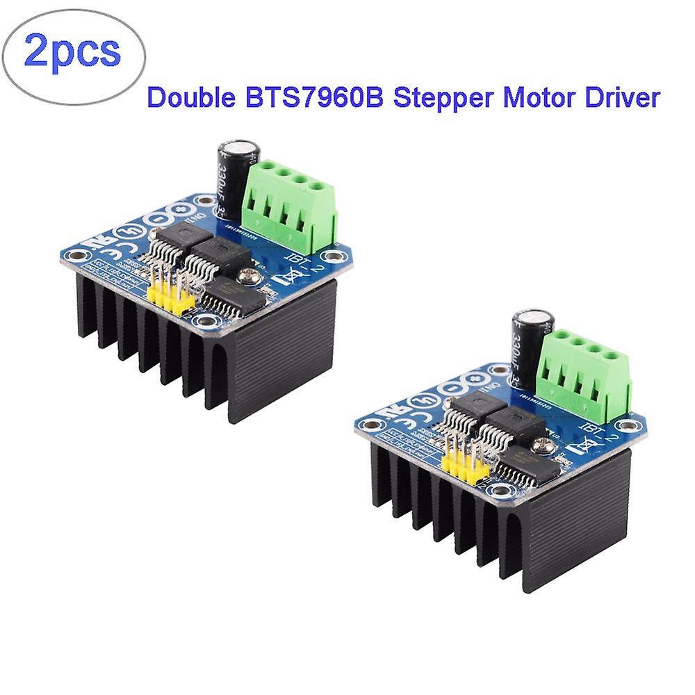 Born Pretty Rcmall 2pcs Double Bts7960b Dc 43a Stepper Motor Driver H-bridge Pwm For Arduino Smart Car Robot