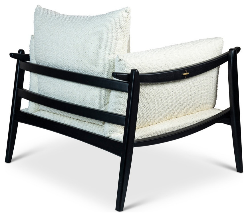 Angelie Accent Chair   Midcentury   Armchairs And Accent Chairs   by Virgil Stanis Design  Houzz