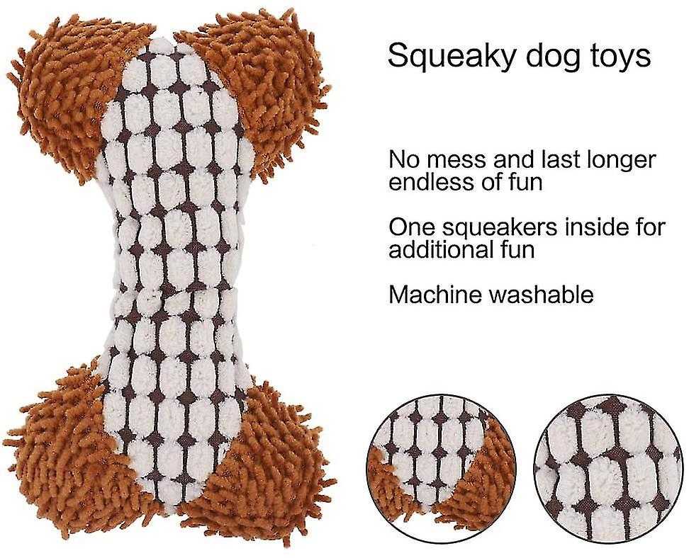 Miman Dog Toy Chew Toy Dog Squeaky Chew Toy Plush Speedy Pet Puppy Toy For Small And Medium Dogs 3 Pieces