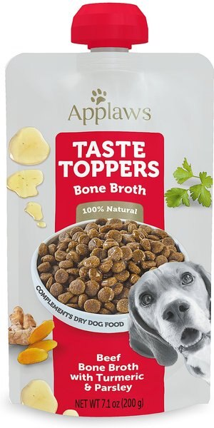 Applaws Spout Beef Bone Broth with Turmeric and Parsley Wet Dog Food Topper