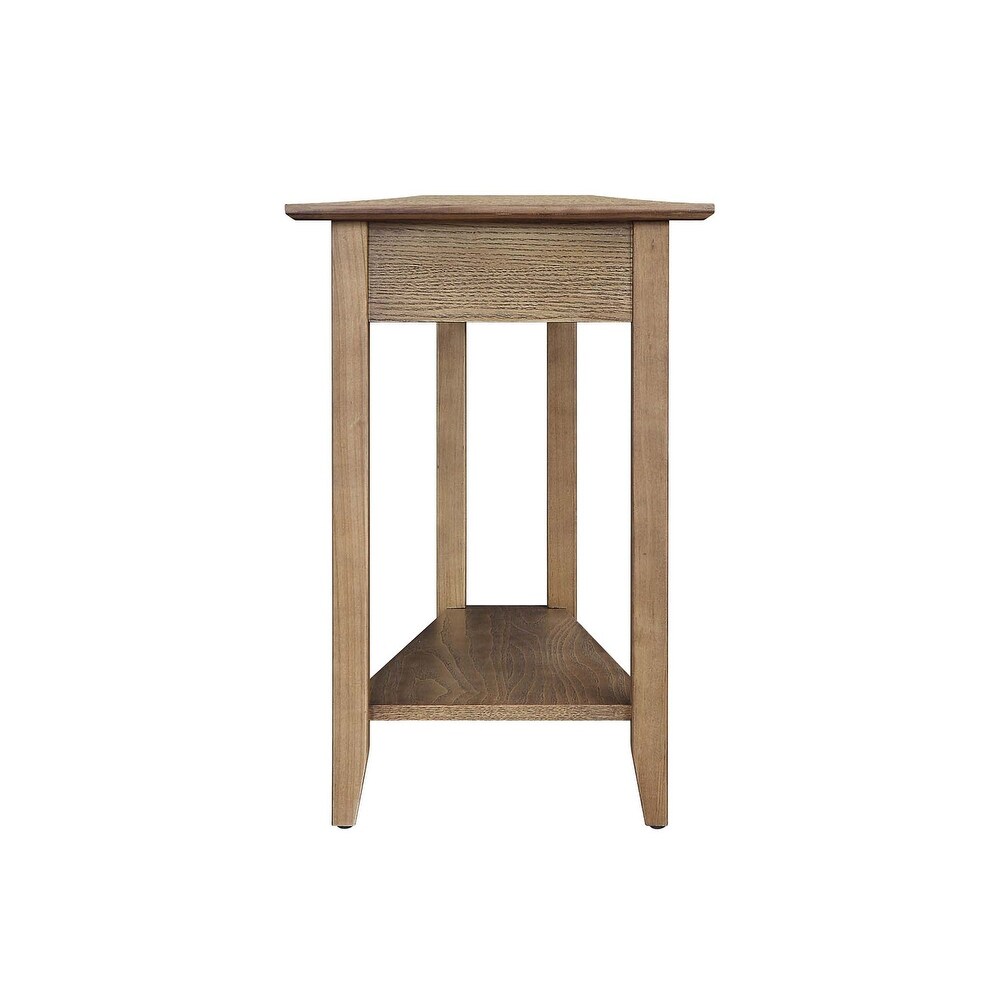 Convenience Concepts American Heritage Wedge End Table with Shelf