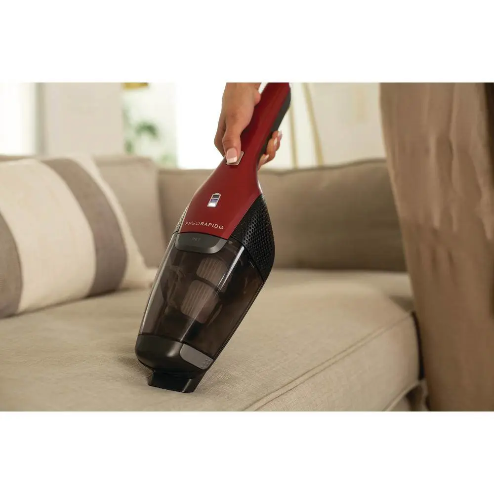 Electrolux EHVS3510AR Ergorapido Pet Bagless， Cordless， with Detachable Handset in Red Stick Vacuum