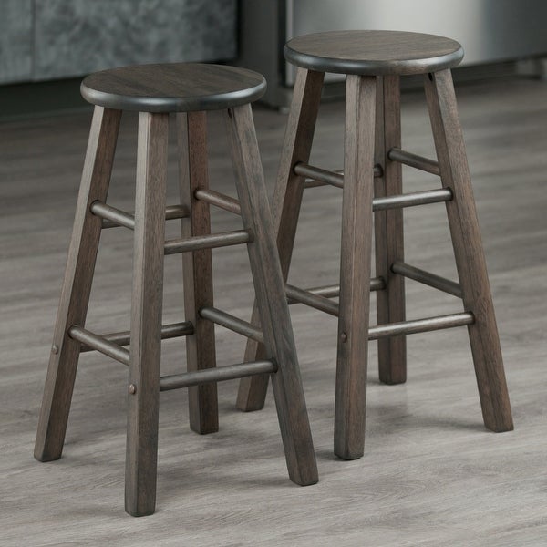 Element 2-Pc Counter Stool Set - 13.39 x 13.39 x 23.86 inches