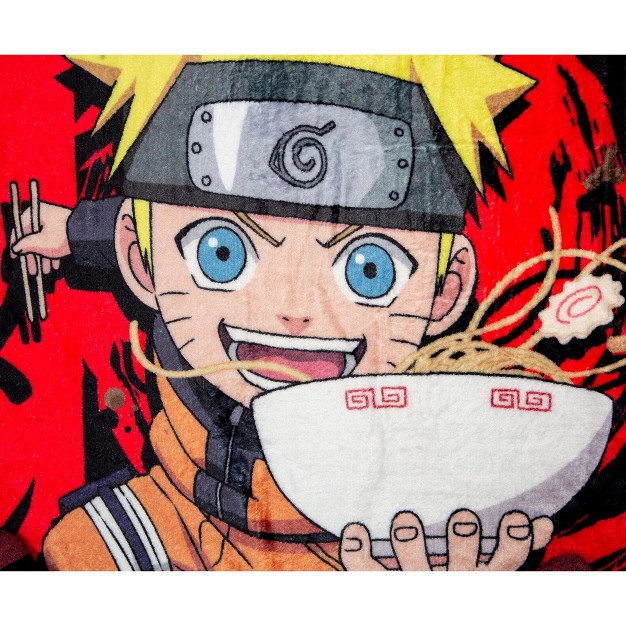 Just Funky Naruto Shippuden Ichiraku Ramen Fleece Throw Blanket 45 X 60 Inches