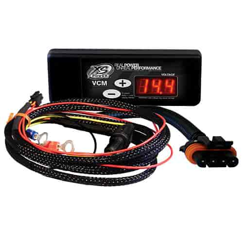 XS Power XSP310-313 VCM Dash Mounted Digital Voltage Control Module and Harness GM 