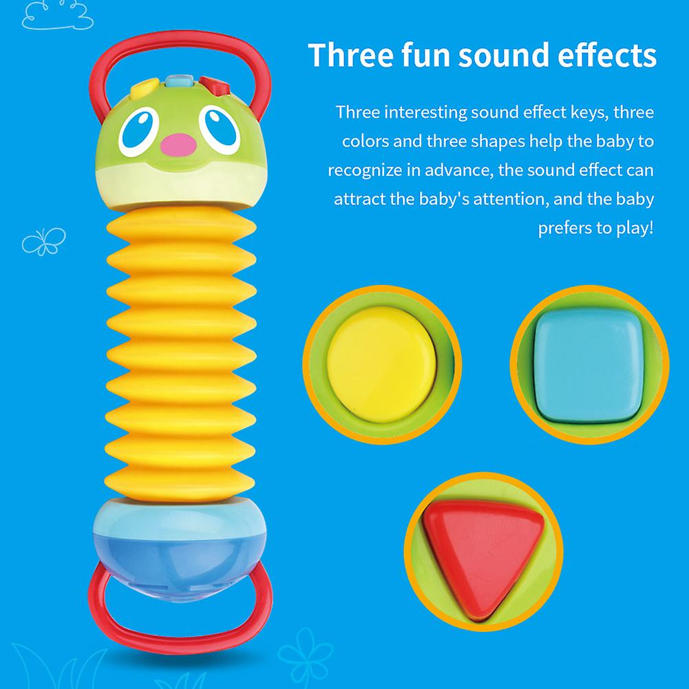 Cartoon Caterpillar Kids Accordion Toy Early Educational Toy Intellgence Toys Kids Musical Toy