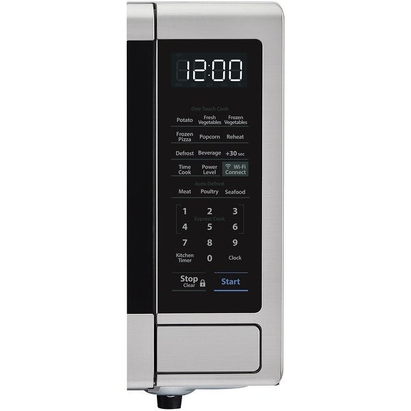 1.1-Cu. Ft. Countertop Microwave with Alexa-Enabled Controls， Stainless Steel