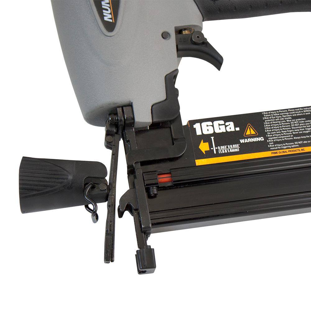 NuMax Pneumatic 3-in-1 16-Gauge and 18-Gauge 2-12 in. Finish Nailer Brad Nailer and Stapler SXL31