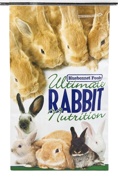 Bluebonnet Feeds Rabbit Booster 16% Protein Rabbit Food， 50-lb bag