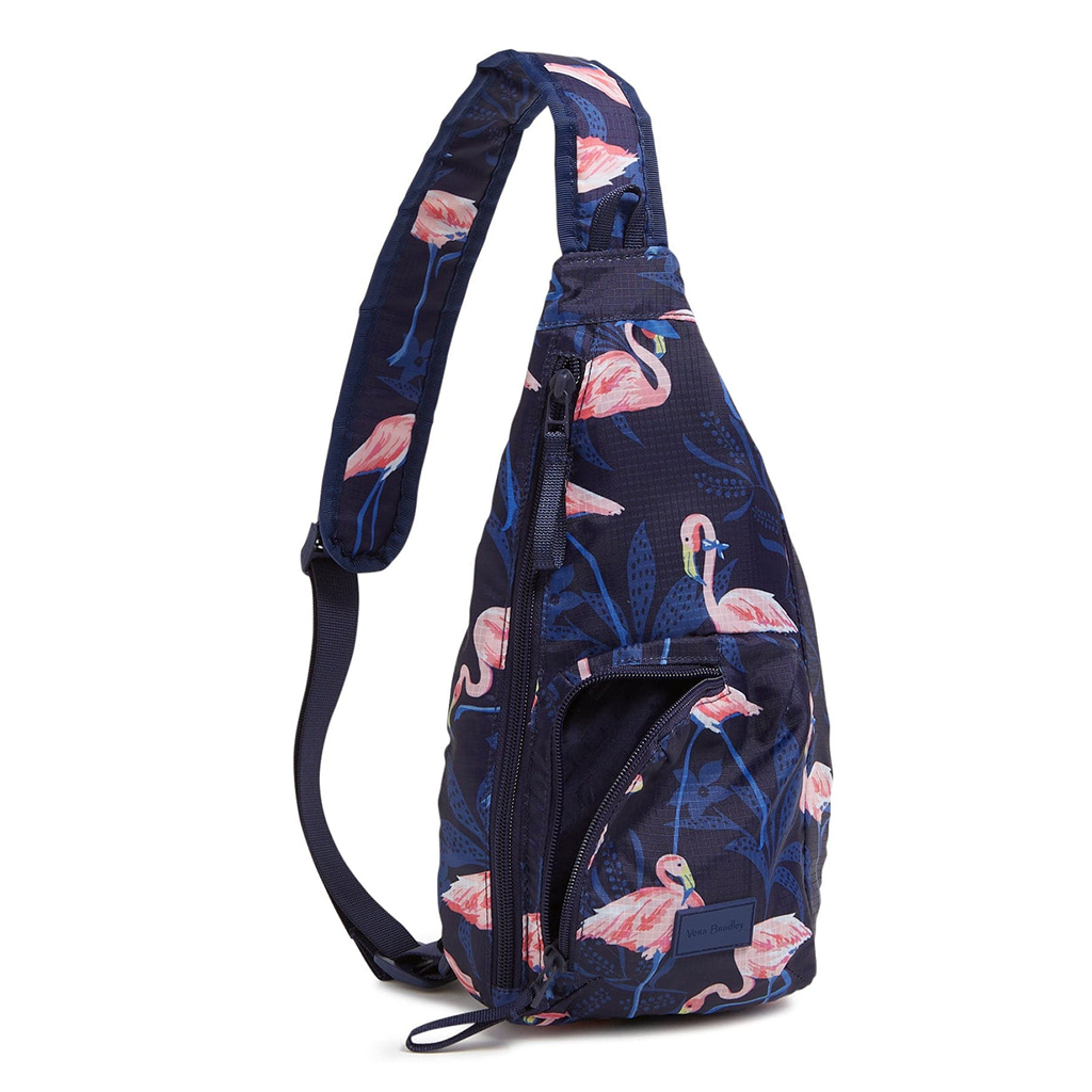 Vera Bradley  Mini Sling Backpack in Flamingo Party