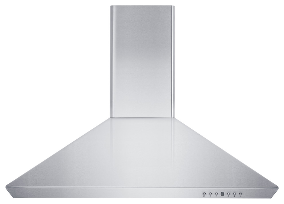 ZLINE 36 quotConvertible Vent Wall Mount Range Hood in Stainless Steel (KF 36)   Contemporary   Range Hoods And Vents   by Buildcom  Houzz