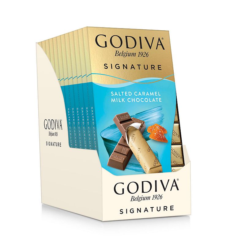 Godiva Signature 12 Pack of 8 Salted Caramel Milk Chocolate Mini Bars