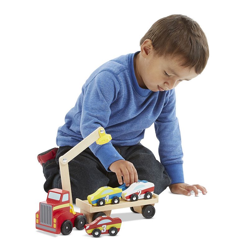 Melissa and Doug Magnetic Car Loader Set