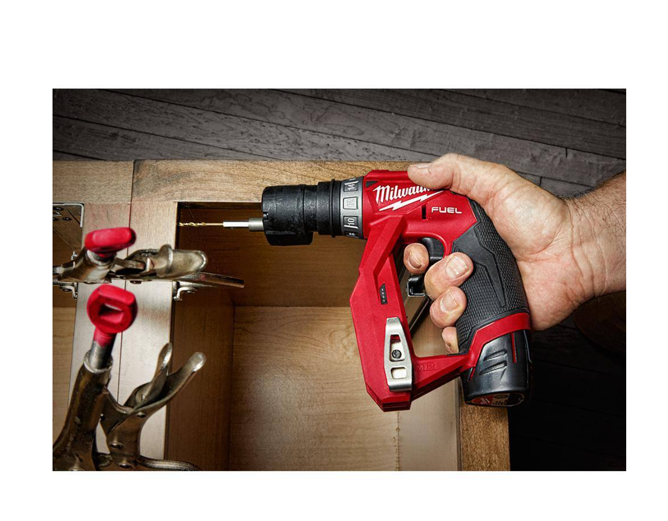 Milwaukee 2505-22-48-11-2420 M12 FUEL 12-Volt Lithium-Ion Brushless Cordless 4-in-1 Installation 3/8 in. Drill Driver Kit W/ Bonus 2.0Ah Battery