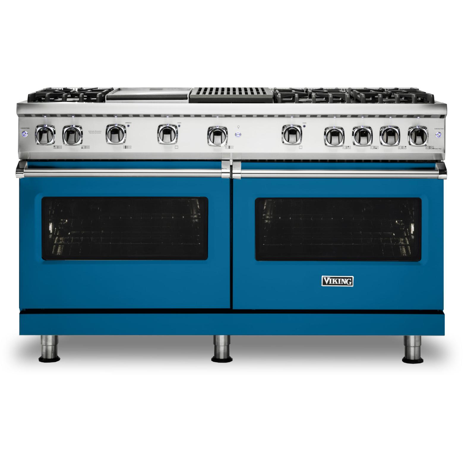 Viking 60-inch Freestanding Gas Range with VariSimmer VGR560-6GQABLP