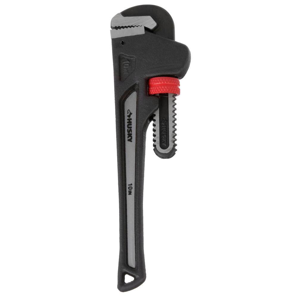 Husky 10 in. Heavy-Duty Pipe Wrench WG-HD-10