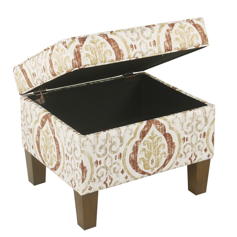 HomePop Medallion Square Ottoman