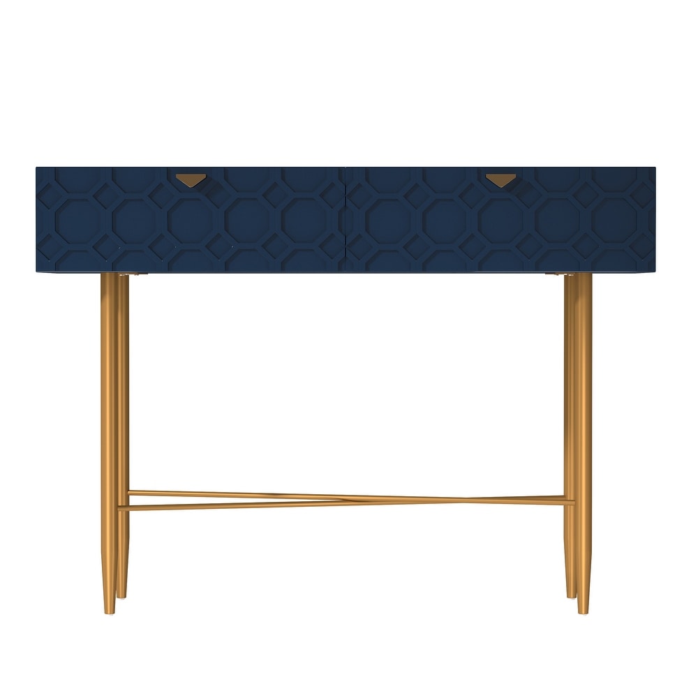 Clihome Accent 2 Drawer Console Table Entryway Table