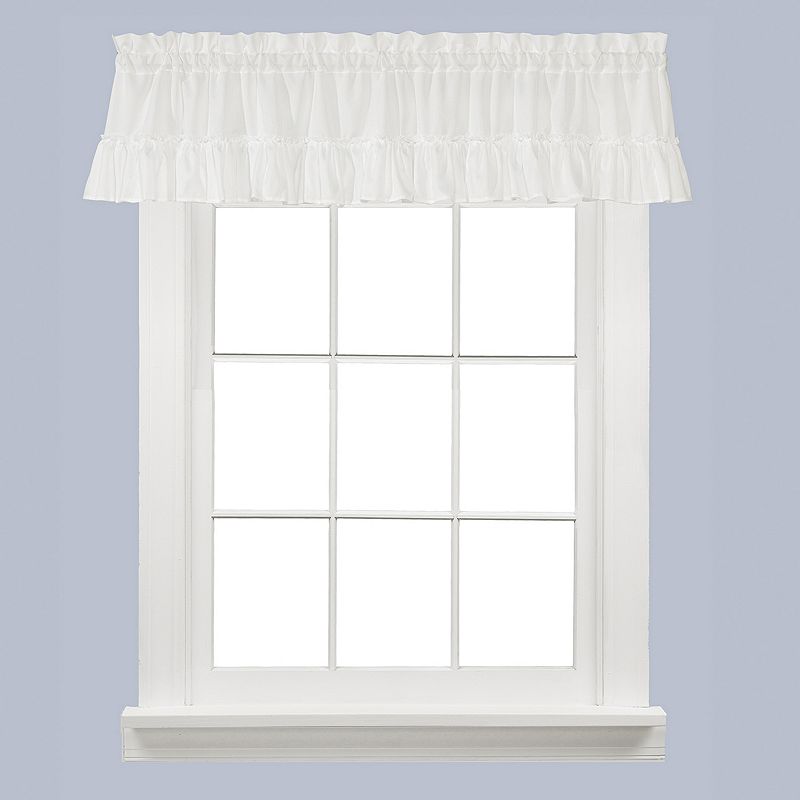 Saturday Knight， Ltd. Sarah Tier Window Valance - 58'' x 10''