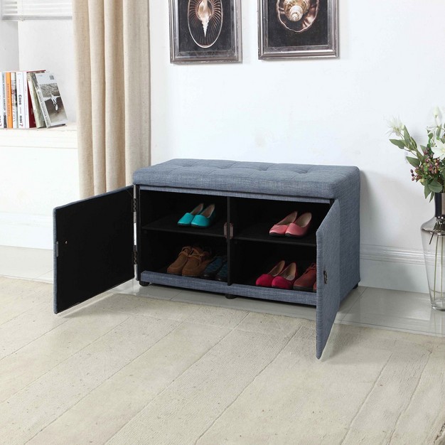 Shoe Storage Ottoman Ore International