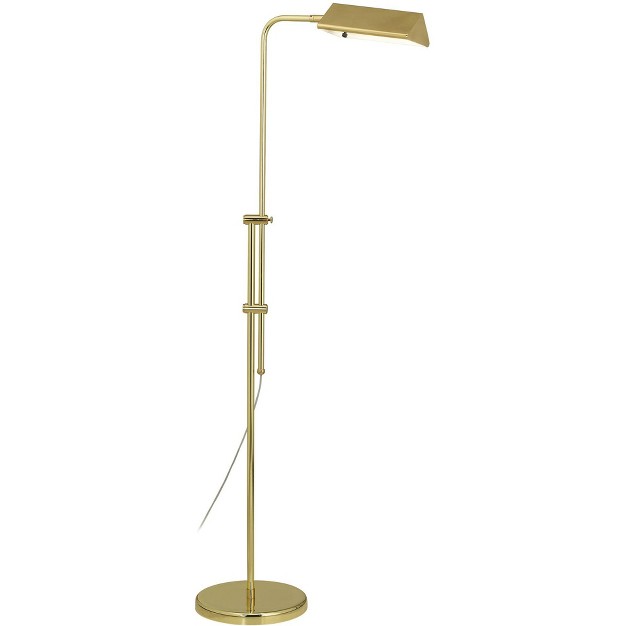 Tall Brass Adjustable Metal Head For Living Room Reading Bedroom Office