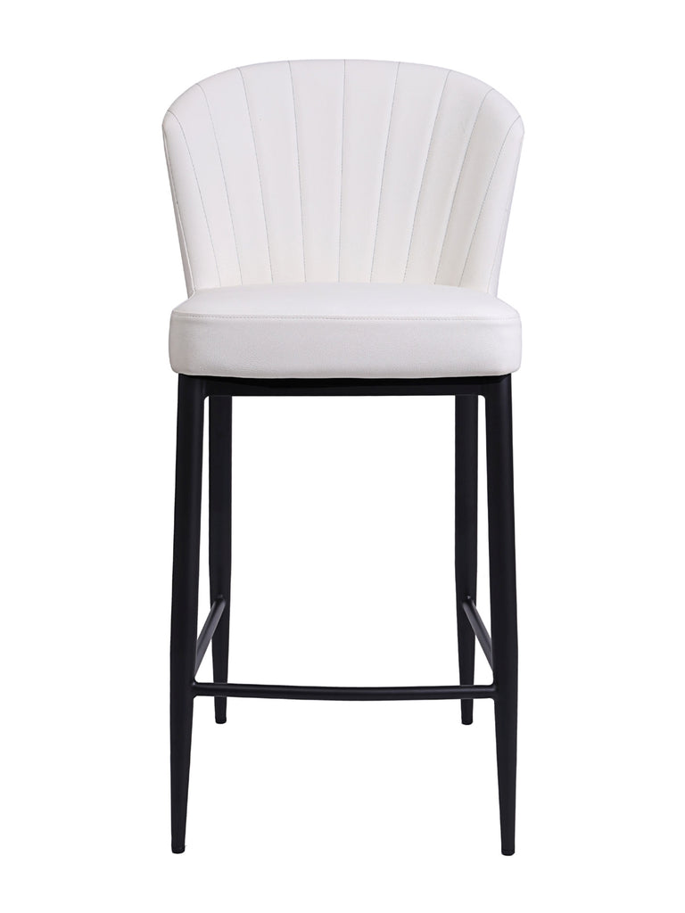 Seashell Stool in White Seating