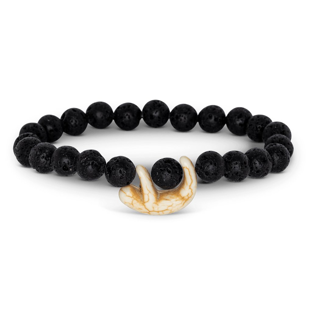 Fahlo The Wander Bracelet in Lava Stone - Sloth Tracking Bracelet