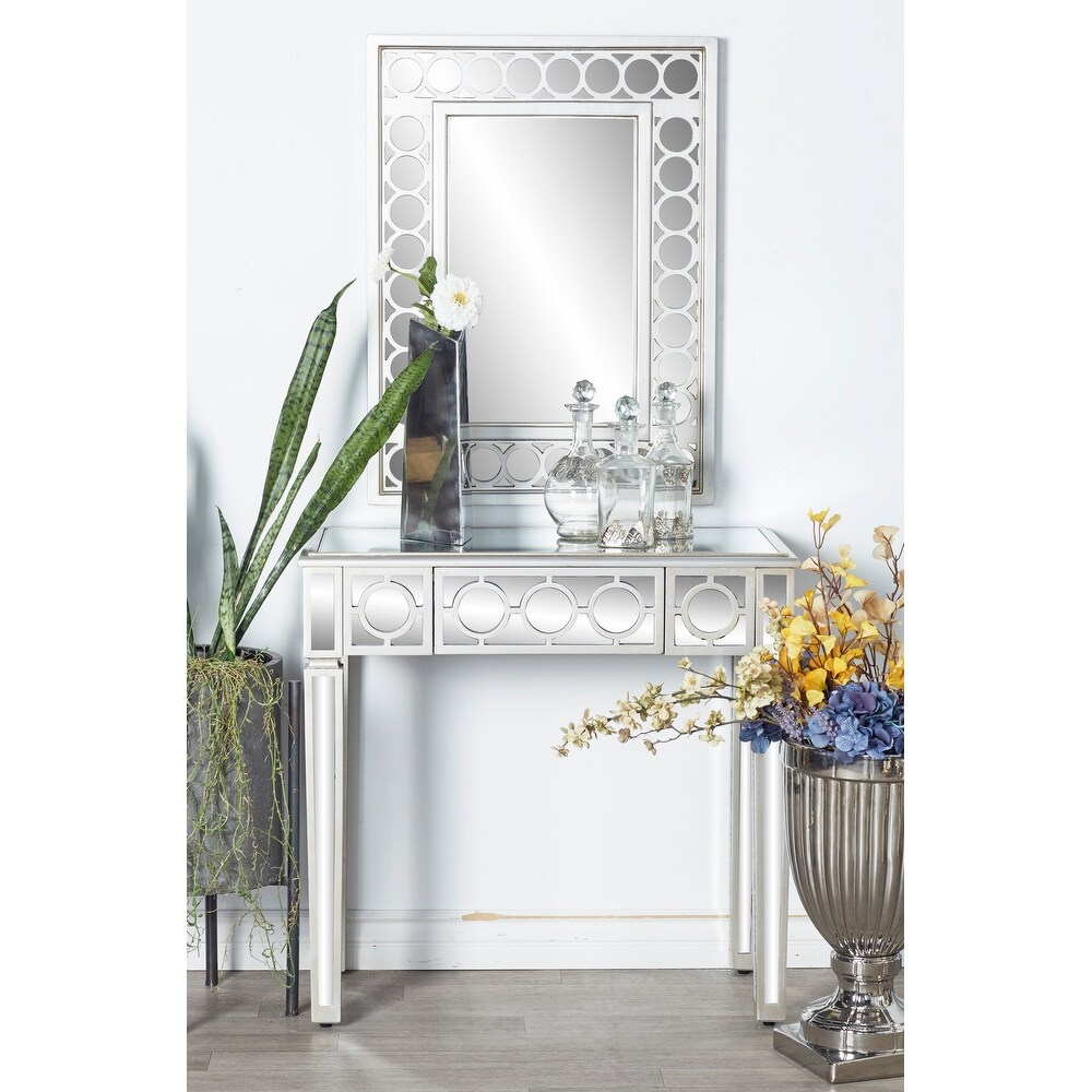 Grey MDF Glam Console Table (Set of 2)   S/2 31\