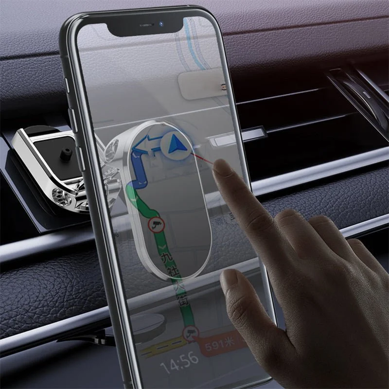 🔥Hot Sale 🔥2022 New Alloy Folding Magnetic Car Phone Holder