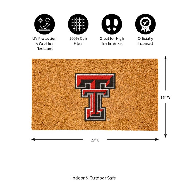 Coir Mat 16 quot x28 quot Texas Tech University