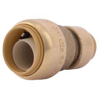 SharkBite 34 in. x 12 in. Push-to-Connect Brass Reducing Coupling Fitting U058LFA