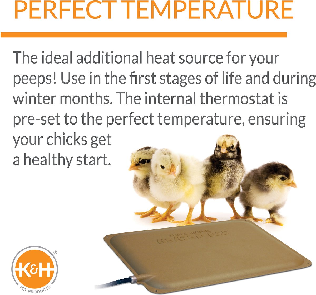 KandH Pet Products Thermo-Peep Heated Pad