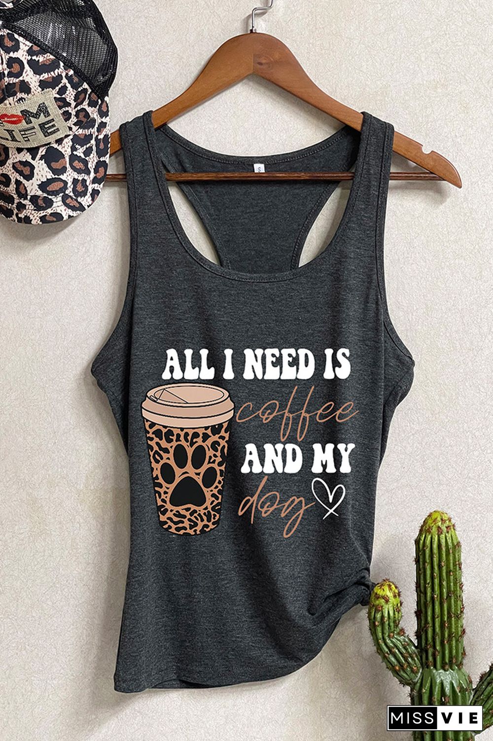 Coffee and my dog Tank Top