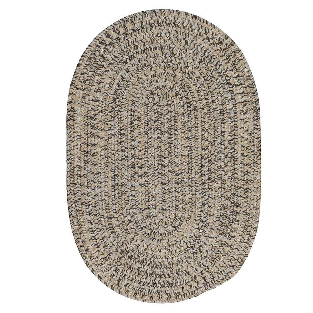 Porch   Den Rockspring Braided Polypropylene Indoor/ Outdoor Oval Rug