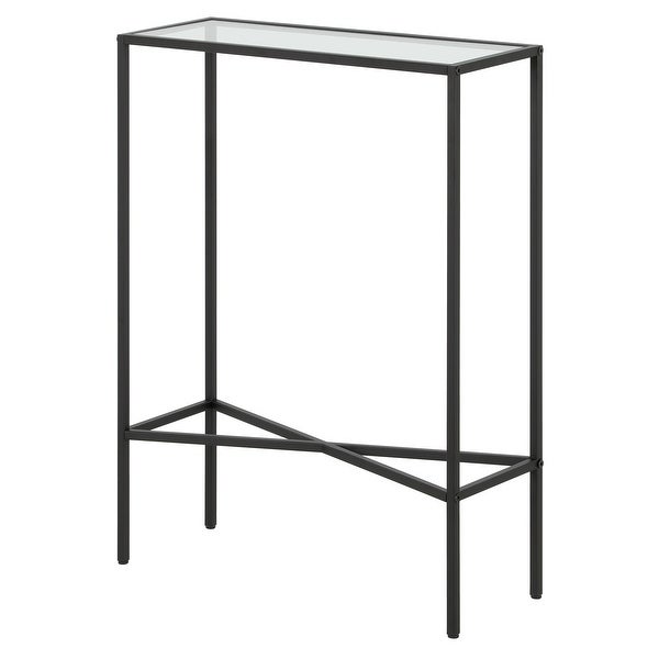 Henley 22'' Wide Rectangular Console Table with Glass Top