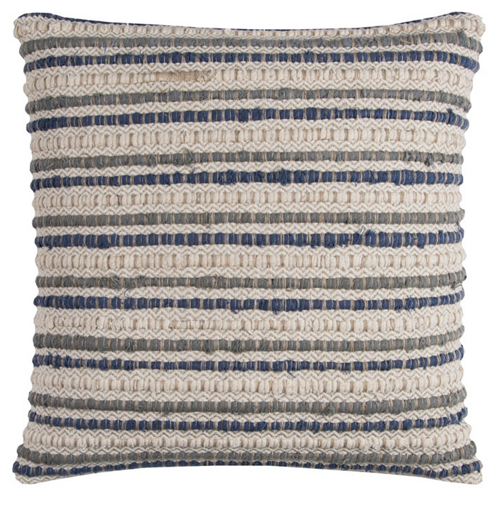 Rizzy Home Striped Polyester Filled Decorative Pillow， 20