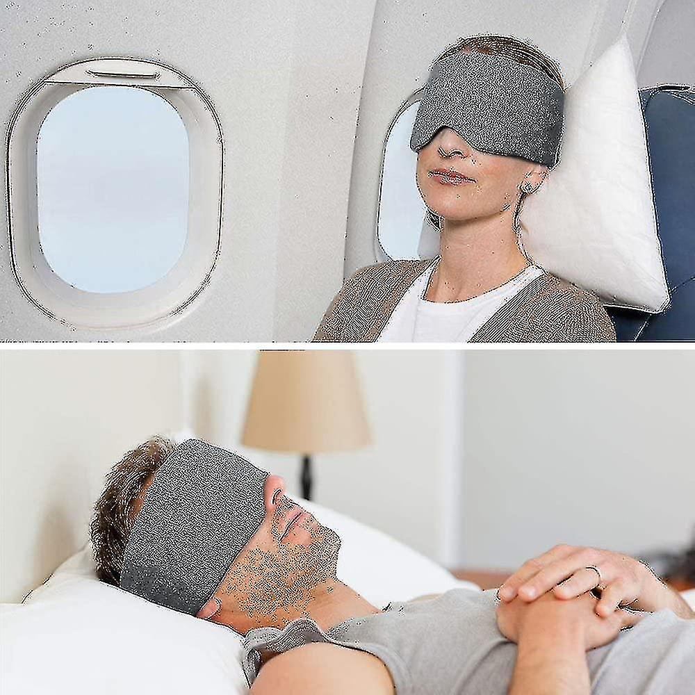 Handmade Cotton Sleep Mask Blackout - Comfortable andamp; Breathable Eye Mask For Sleeping Adjustable Blinder Blindfold Airplane