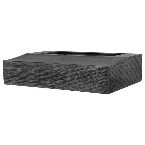 30 Inch 735 CFM Hammered Zinc Under Cabinet Range Hood with Screen Filters (HV-UC30217Z-C2030BP)