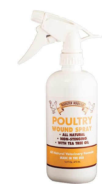 Rooster Booster Poultry Wound All-Natural Spray， 16-oz bottle