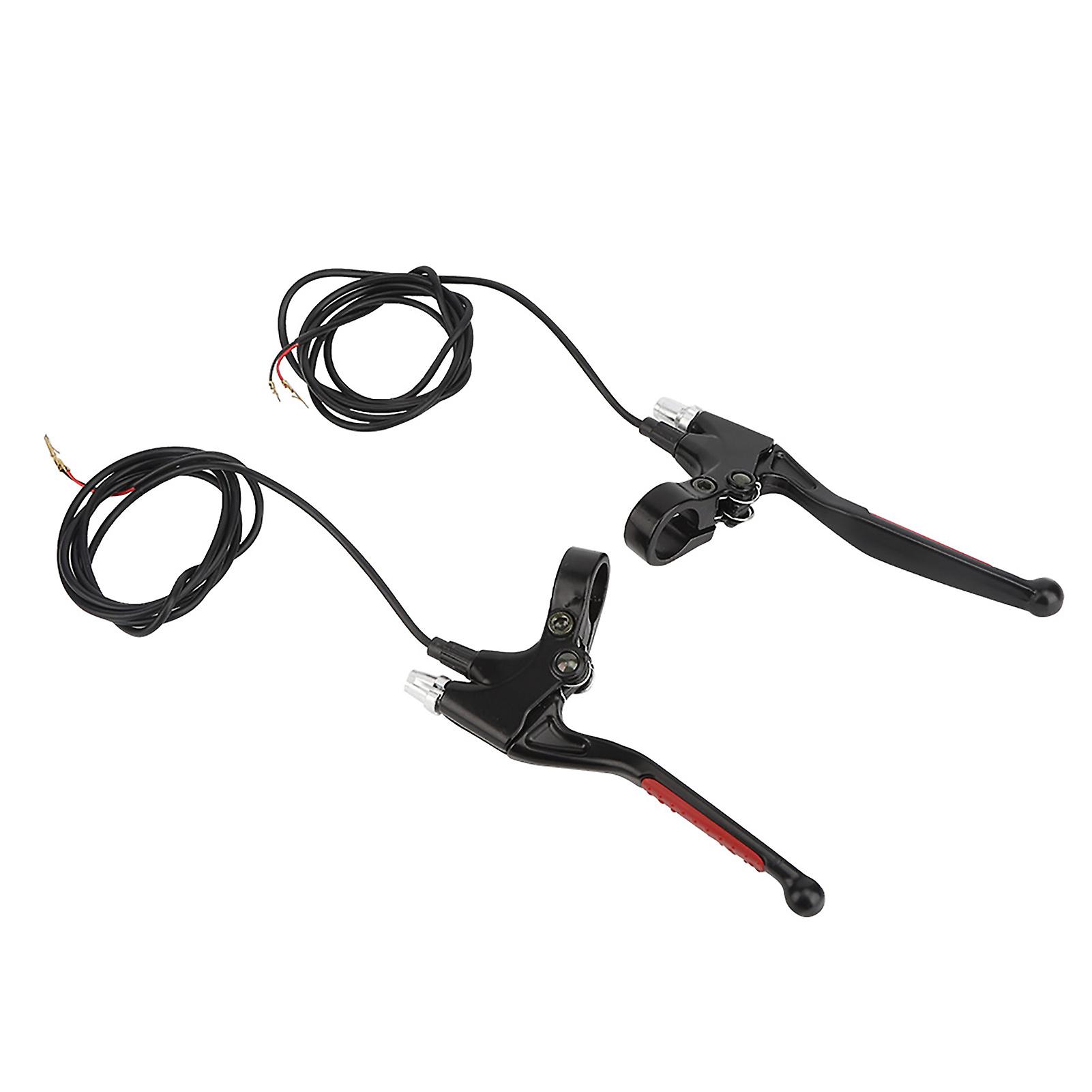 2pcs Aluminum Bicycle Brake Lever Electric Brake Handle For Electric Bicycles Scooters