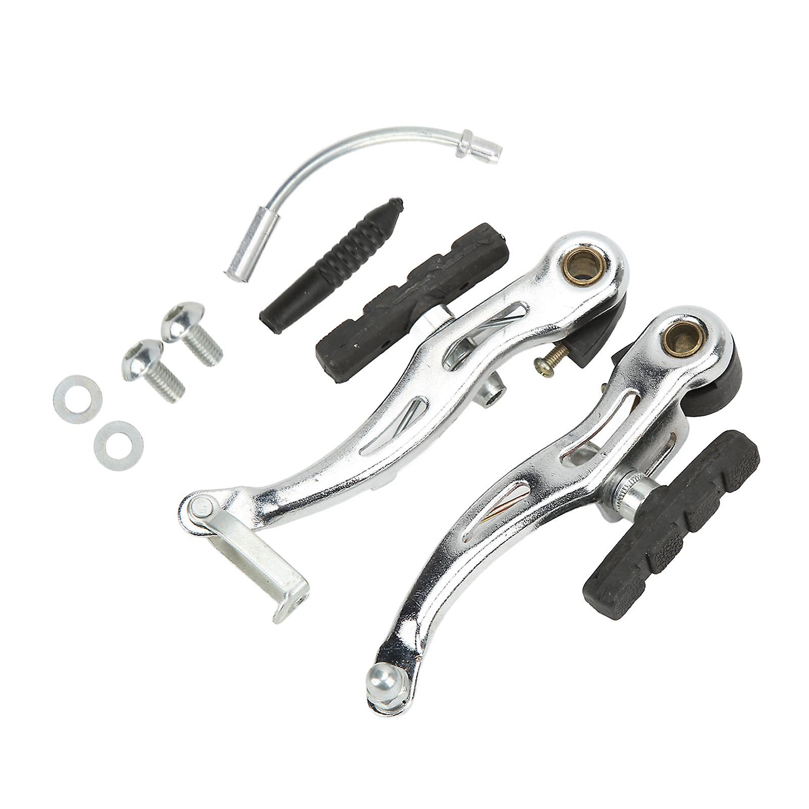 1pair Bike Brake Set Universal Manual Brake Alloy Steel For Mountain Bike Folding Bicycle