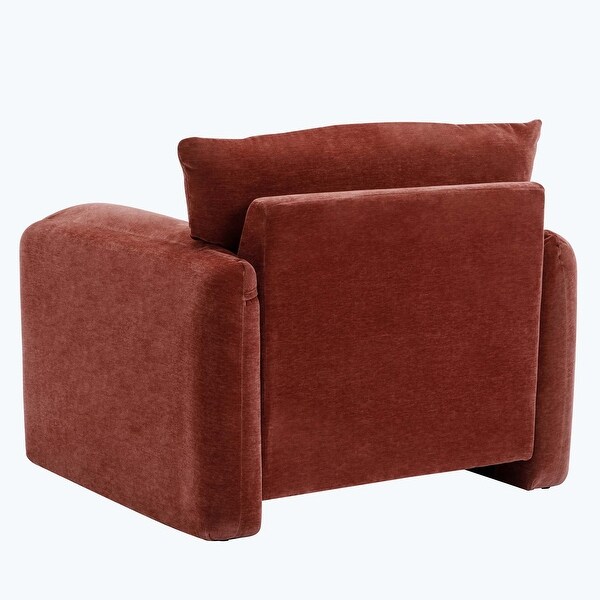 Modern Style Chenille Oversized Armchair Accent Chair for Living Room，Bedroom