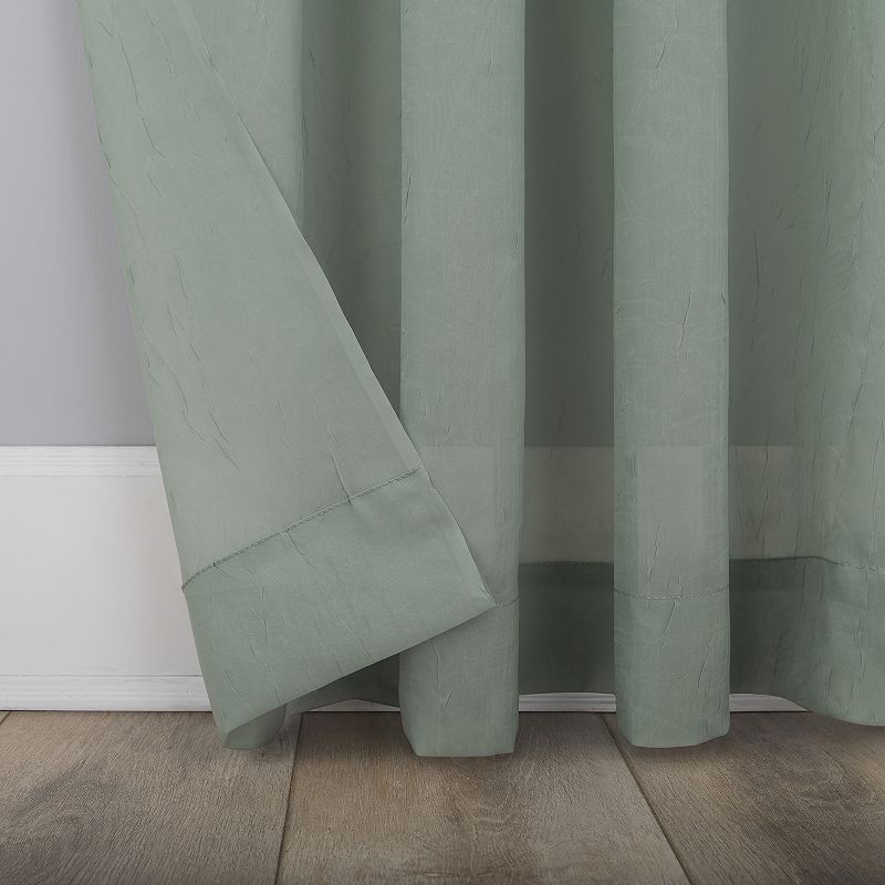 No. 918 Erica Crushed Sheer Voile Window Curtain