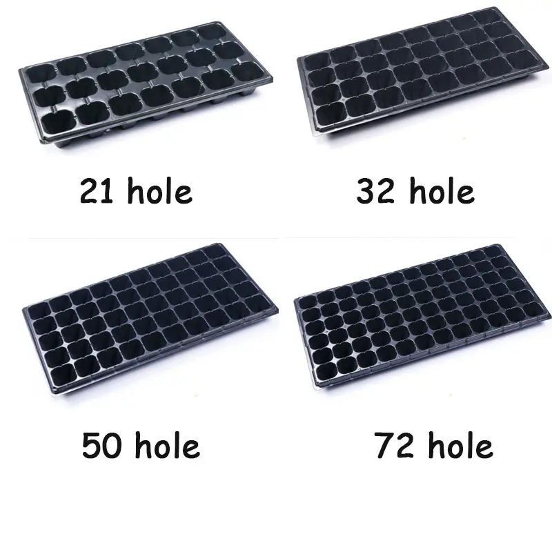 Garden Supply 21 200 Holes Plant Flower Pot Nursery Grow Box Planting Planter Container Plastic seeding tray