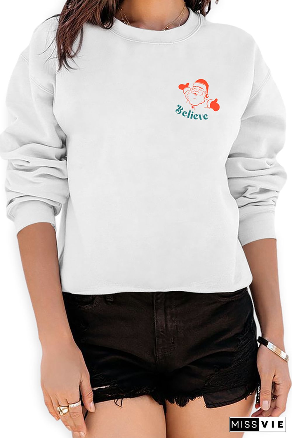 Santa Believe Sweatshirt Wholesale