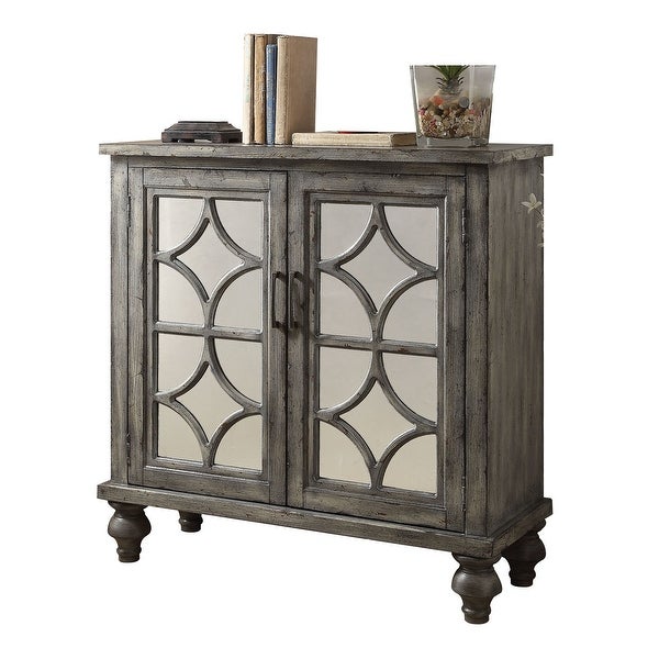 Modern Console Table in Weathered Gray