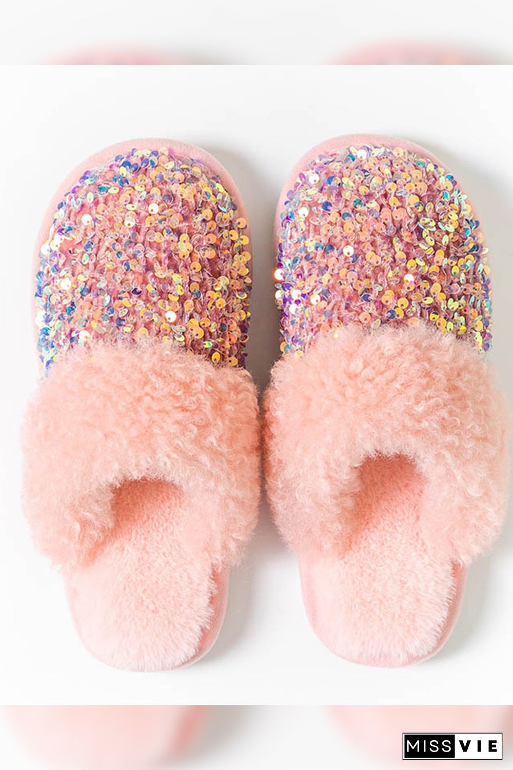 Glitter Fluffy Home Slipper