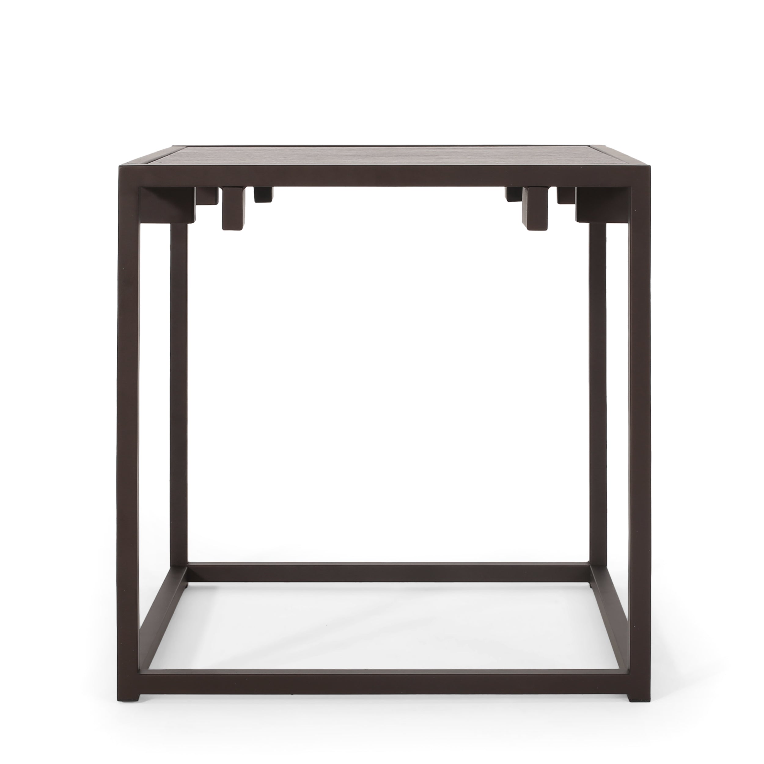 Fortson Modern Industrial End Table