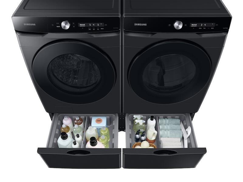 Samsung WF50A8600AV 5.0 Cu. Ft. Extra-Large Capacity Smart Dial Front Load Washer With Cleanguard™ In Brushed Black