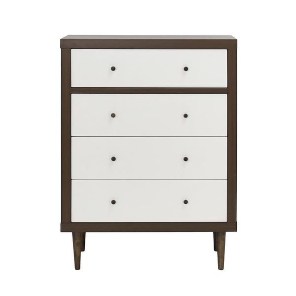 Nystrom 2 Piece Double Dresser and 4 Drawer Dresser Bedroom Set by Christopher Knight Home - - 37827511